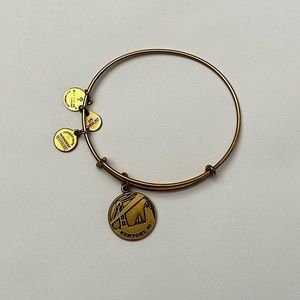 Gold Alex and Ani Newport RI Bracelet